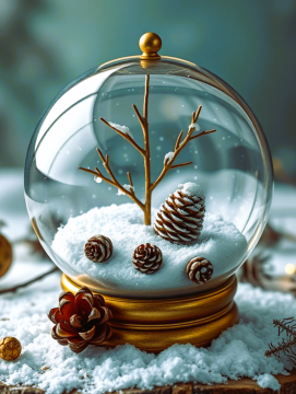 Illustration de boule de noël