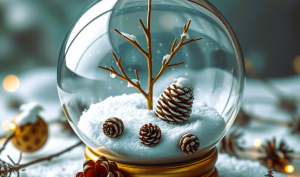 Illustration de boule de noël