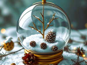 Illustration de boule de noël