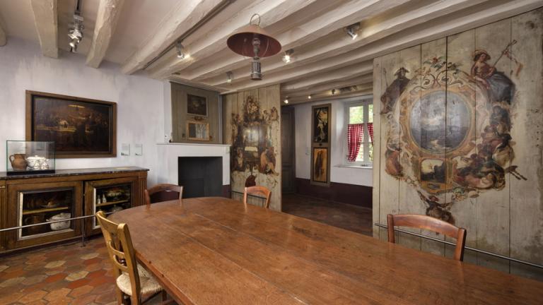 Salle à manger des artistes de l'auberge Ganne
