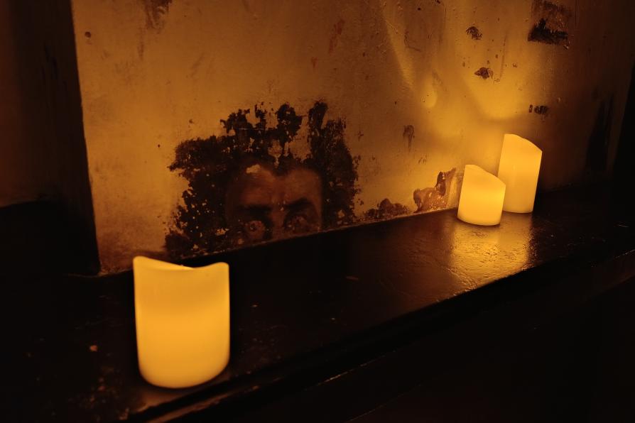 Photo de la visite contée à la bougie